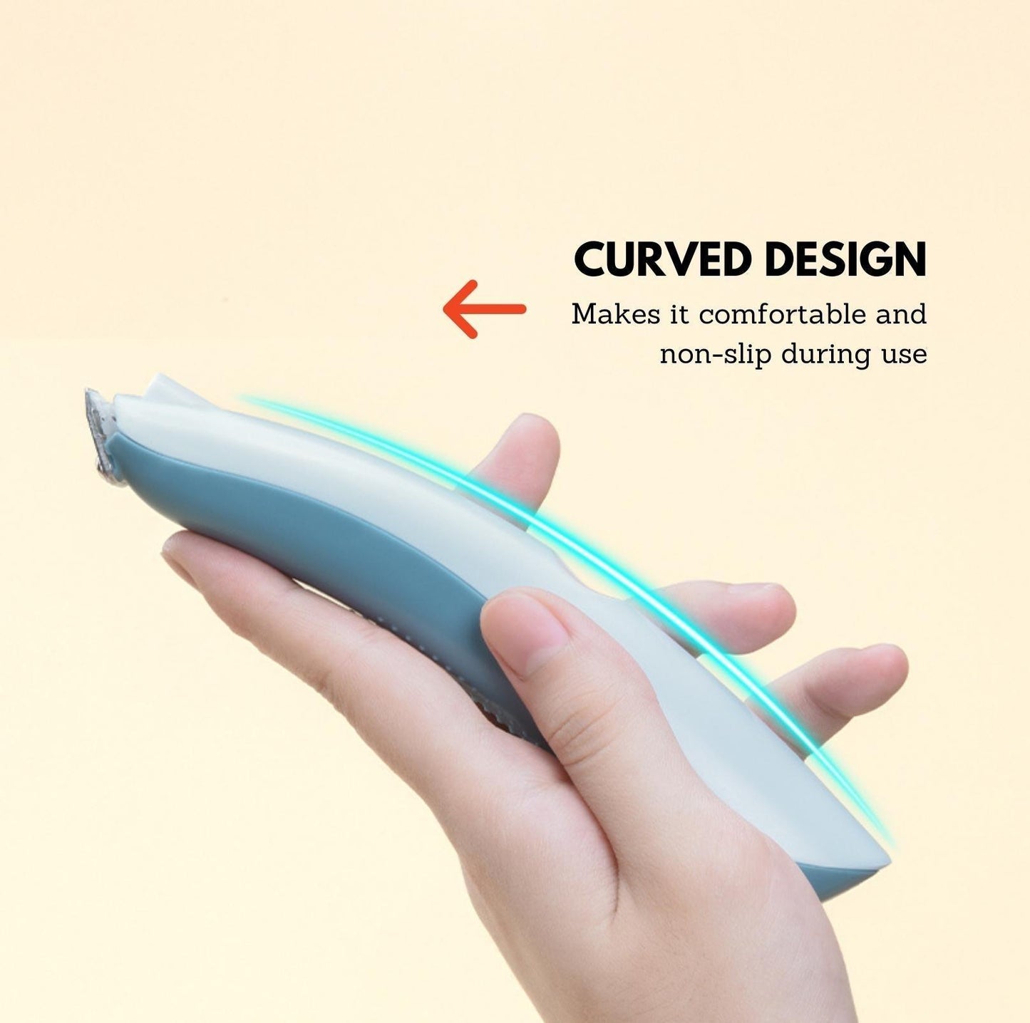 Pakeway Quiet Electric Pet Hair Trimmer With Light And USB Power Charge - {{product.type}} - PawPawUp
