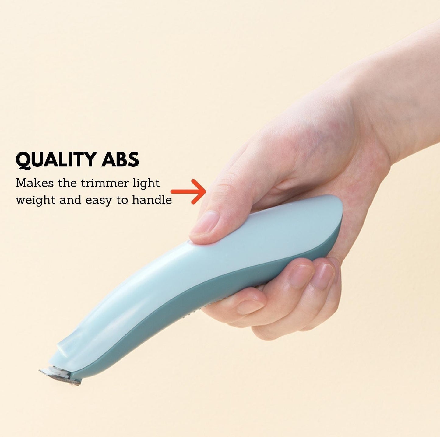 Pakeway Quiet Electric Pet Hair Trimmer With Light And USB Power Charge - {{product.type}} - PawPawUp