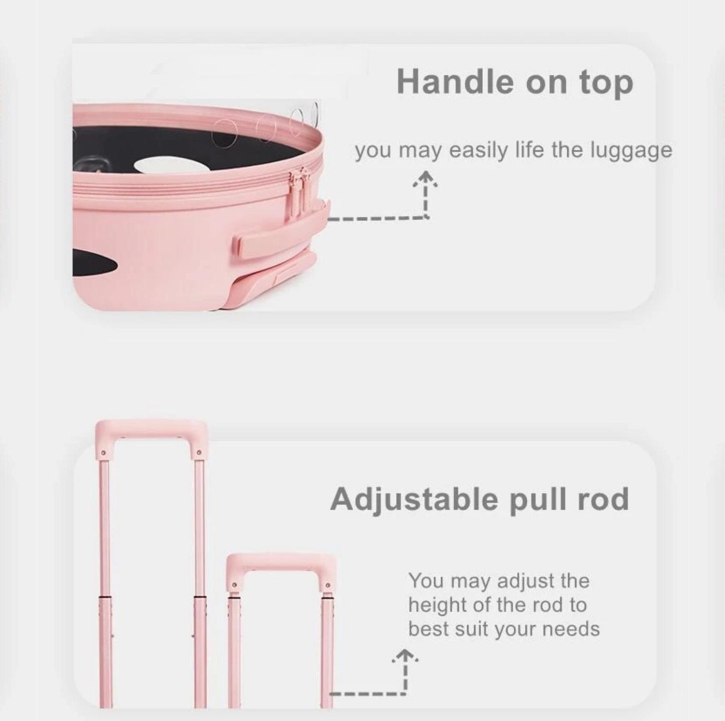 Vetreska Peach Luggage Cat Carrier Small Dog Carrier - {{product.type}} - PawPawUp