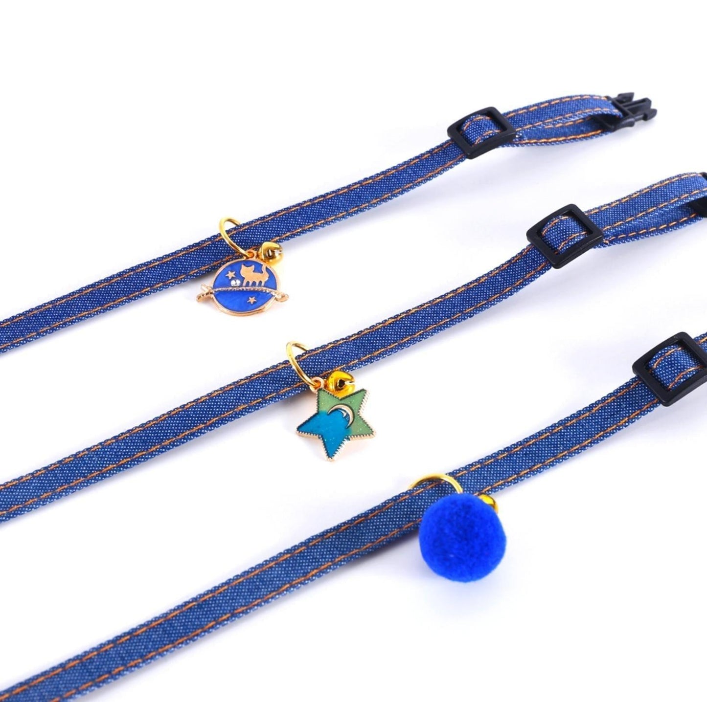 Pet Denim Style Collar - {{product.type}} - PawPawUp