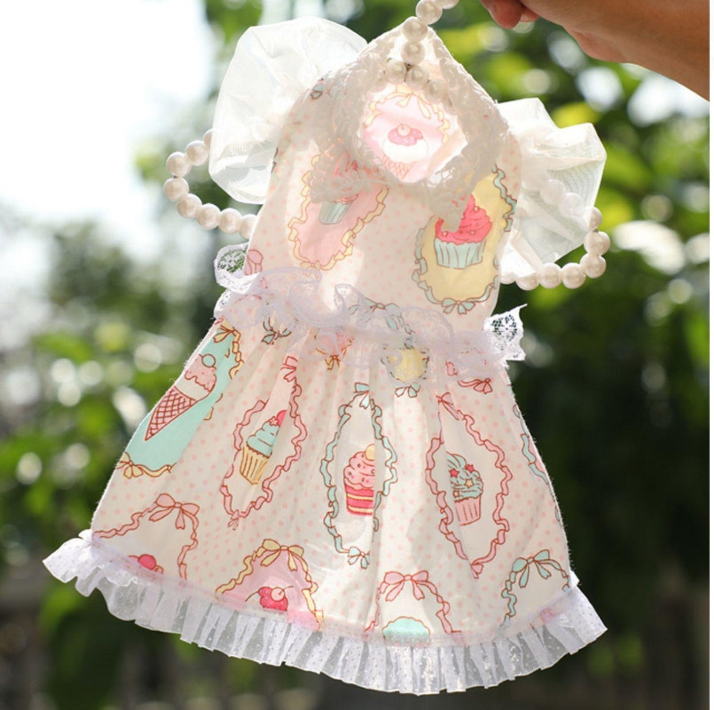 Pet Ice Cream Summer Dress - {{product.type}} - PawPawUp