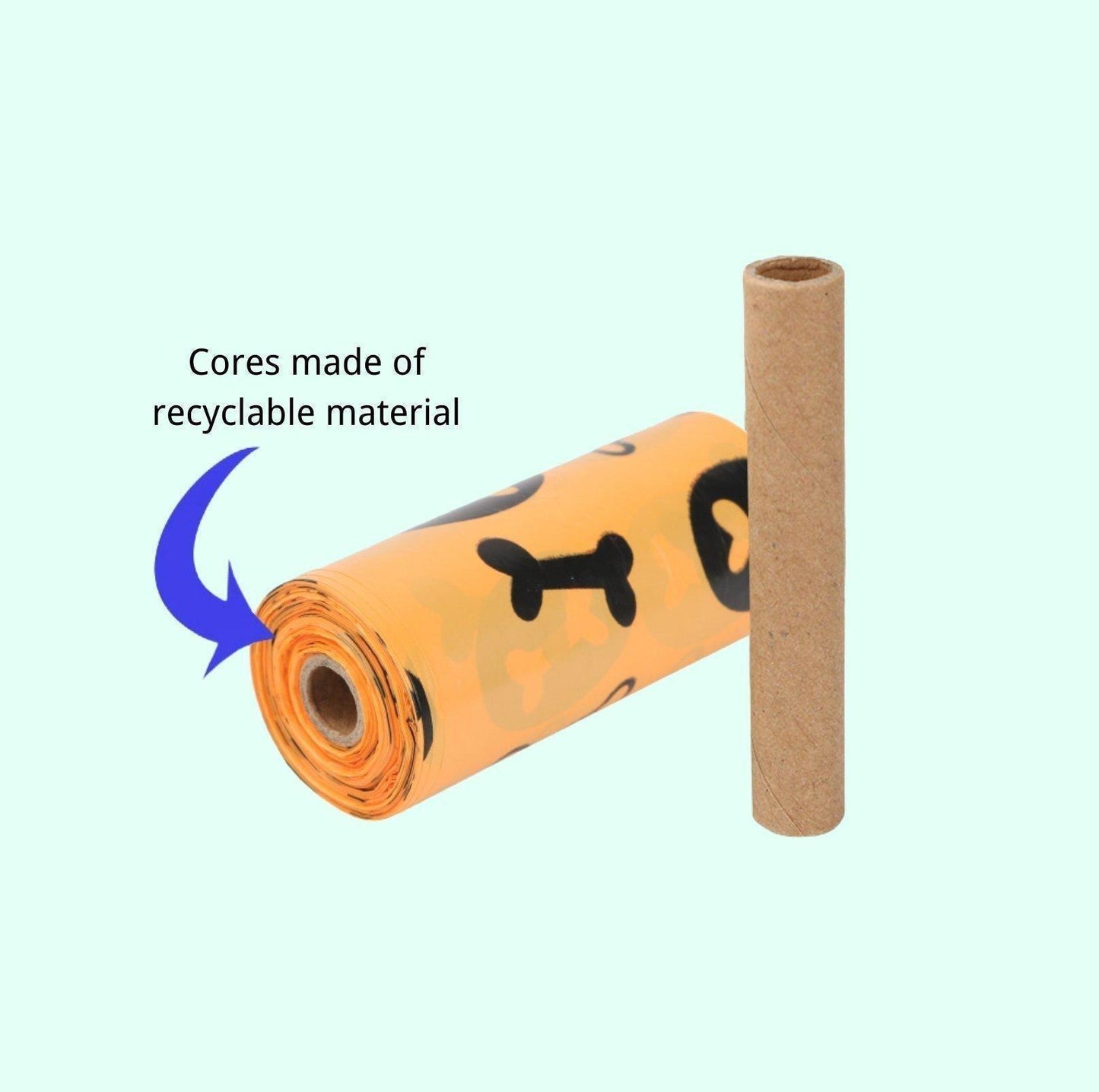 Pet Waste Bag (poop bag) 8 Rolls EPI Biodegradable - {{product.type}} - PawPawUp