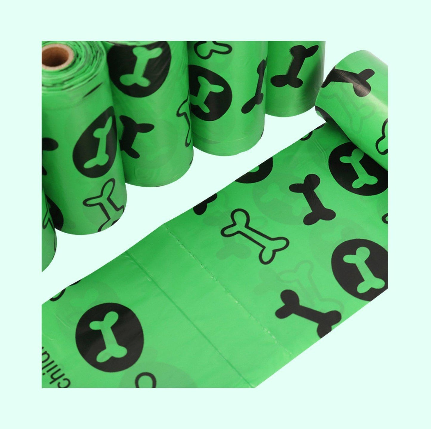 Pet Waste Bag (poop bag) 8 Rolls EPI Biodegradable - {{product.type}} - PawPawUp