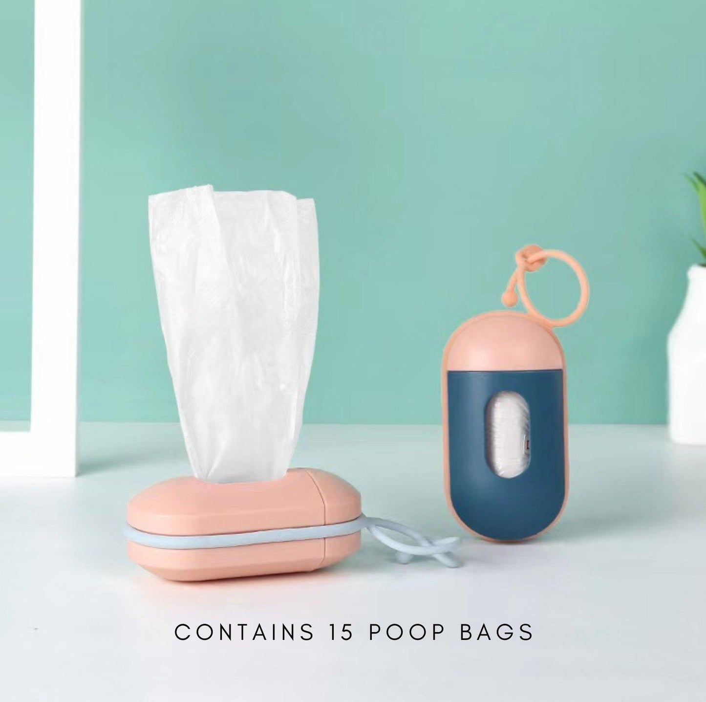 Pet Waste Capsule Bag Holder (15 bags included) - {{product.type}} - PawPawUp