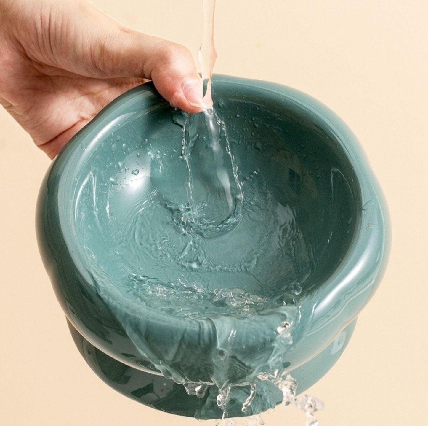 Petal Style Ceramic Cat Bowls and Small Dog Bowls - {{product.type}} - PawPawUp