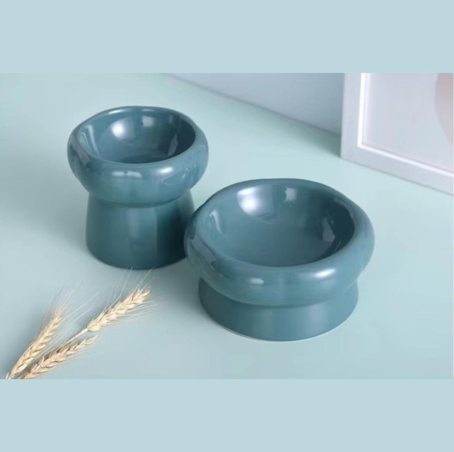 Petal Style Ceramic Cat Bowls and Small Dog Bowls - {{product.type}} - PawPawUp