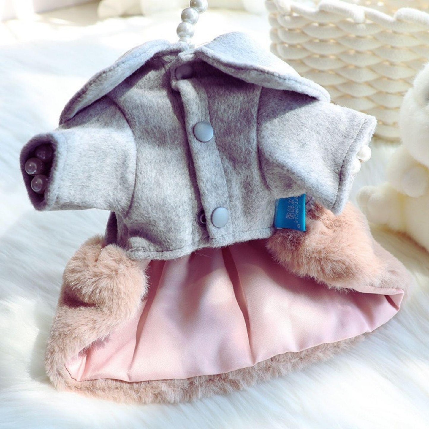 Plush Bunny Winter and Autumn Suspender Skirt - {{product.type}} - PawPawUp