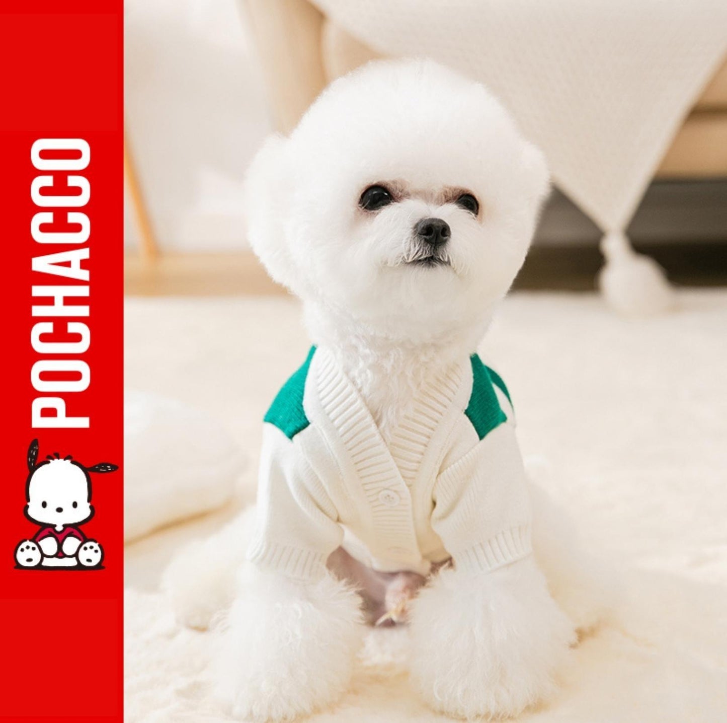 Pochacco Style Spring Pet Knitted Jumper Pet Apparels - {{product.type}} - PawPawUp