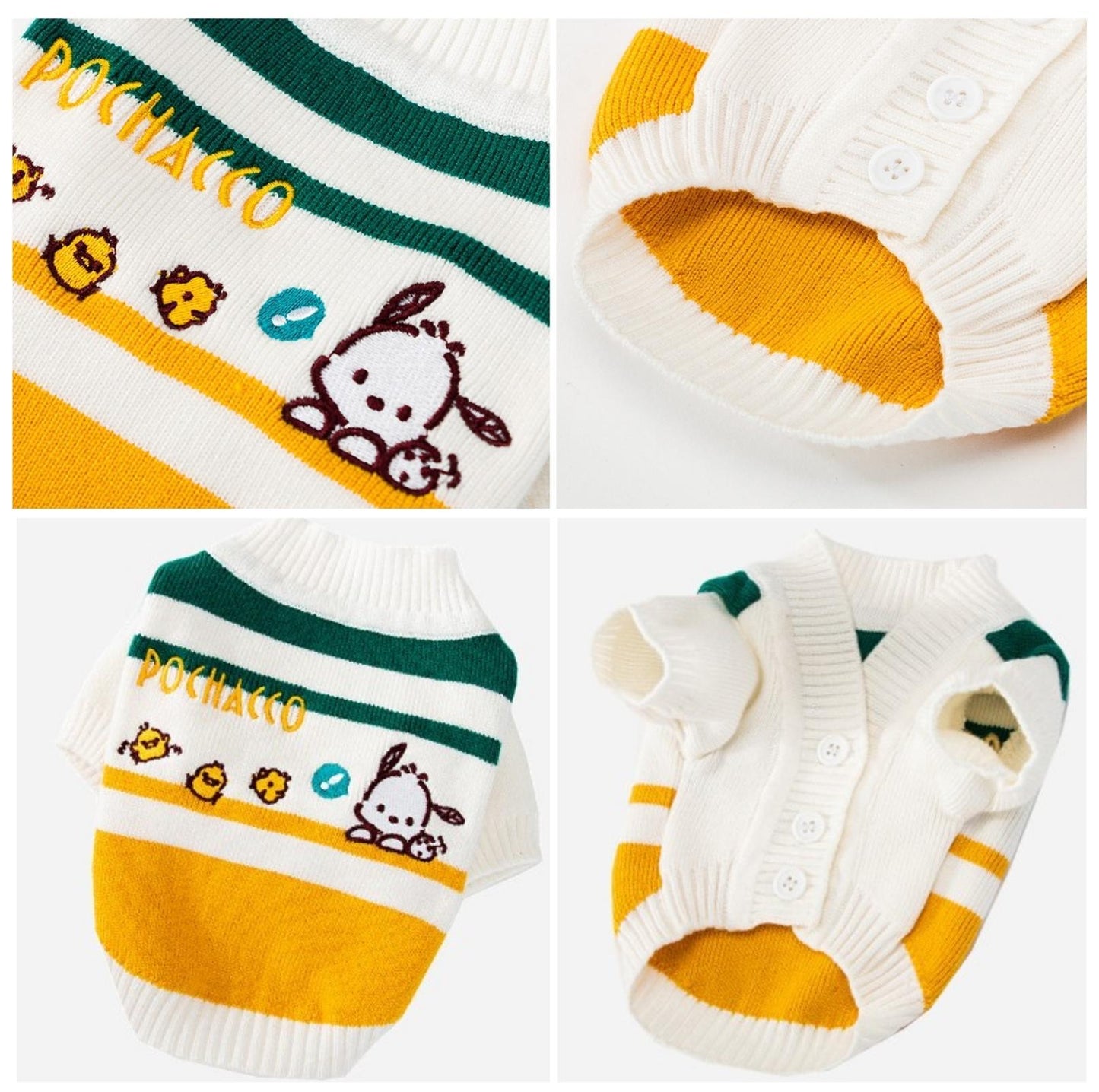 Pochacco Style Spring Pet Knitted Jumper Pet Apparels - {{product.type}} - PawPawUp