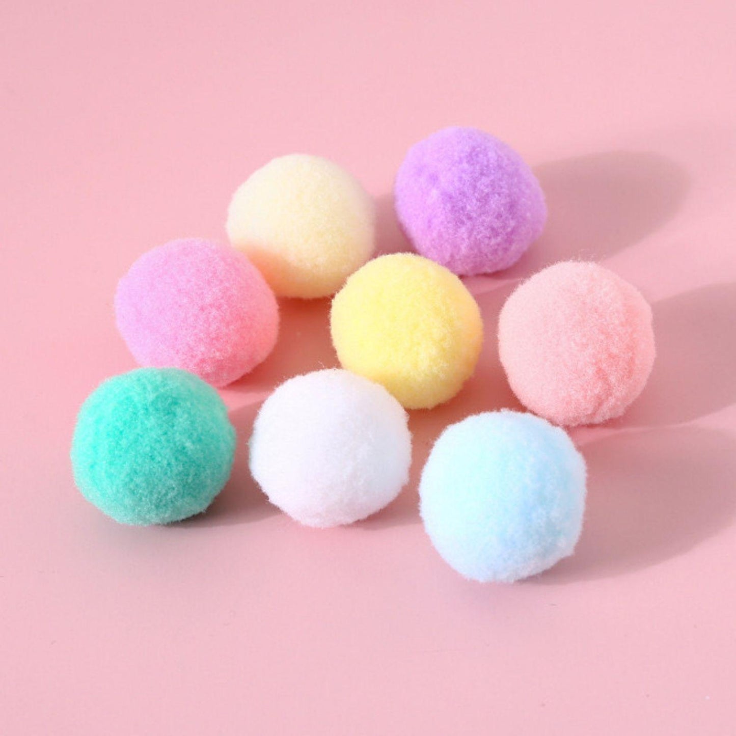 Polyester Pop-up Macaroon Coloured Cat Toys Ball Gift Box - {{product.type}} - PawPawUp