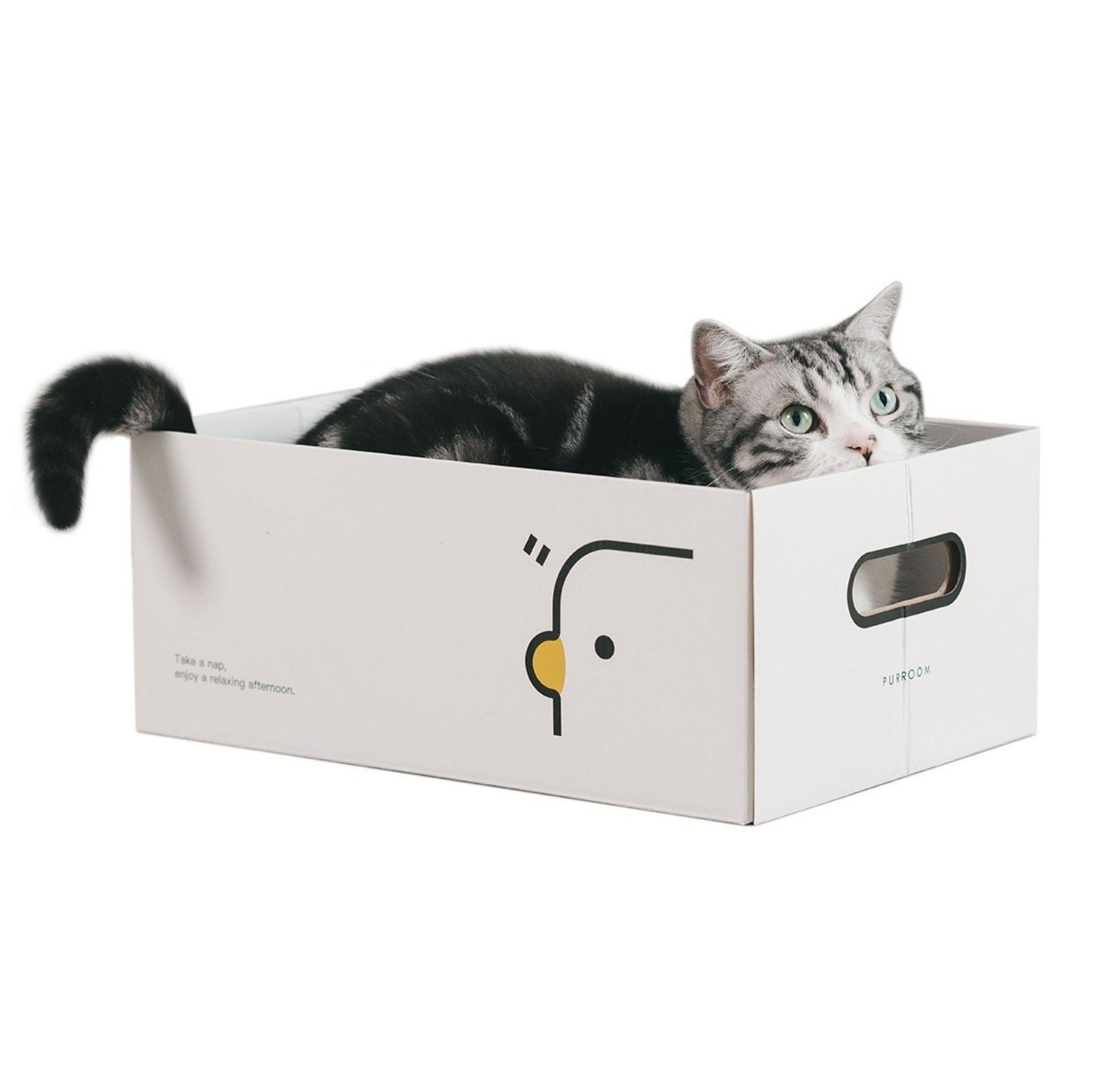 PURROOM Little Chick Series 2 In 1 Cat Scratcher Box - {{product.type}} - PawPawUp