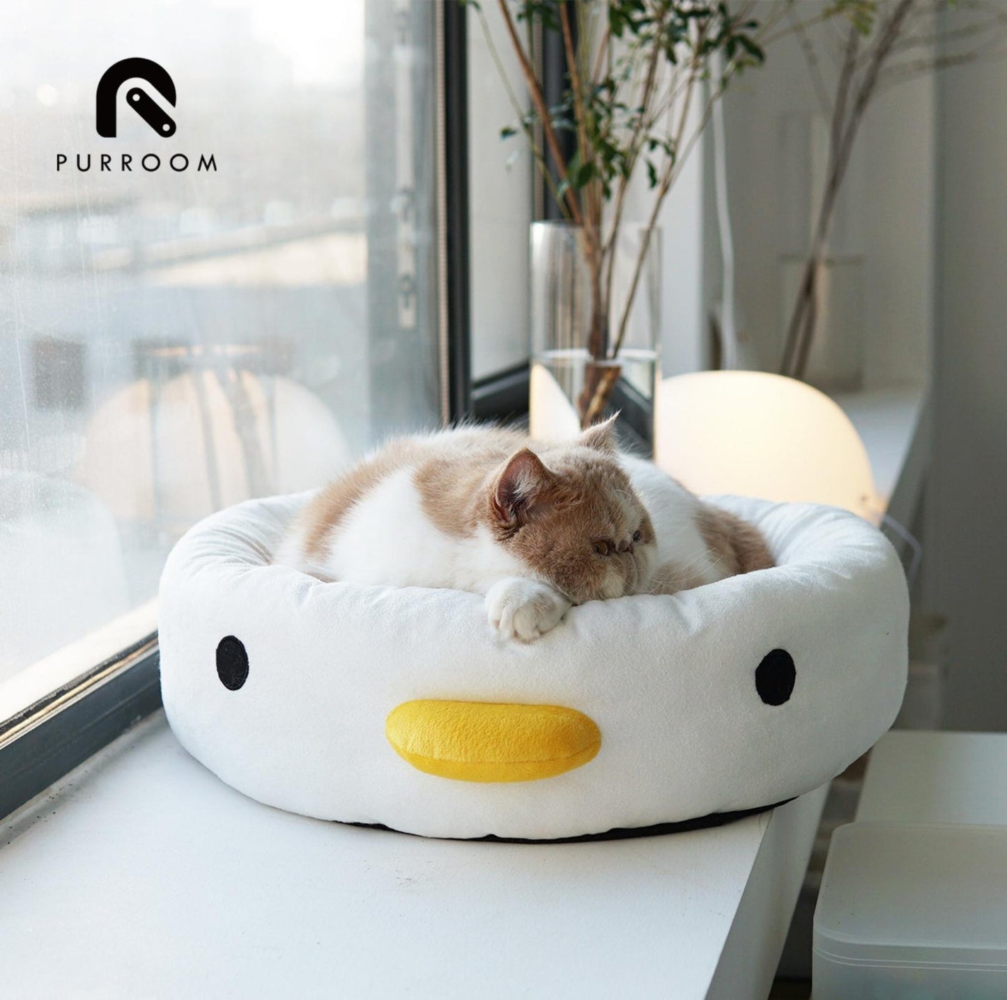 PURROOM Little Chicken Style Cat Bed (Suit small Purroom cat scratcher board) - {{product.type}} - PawPawUp