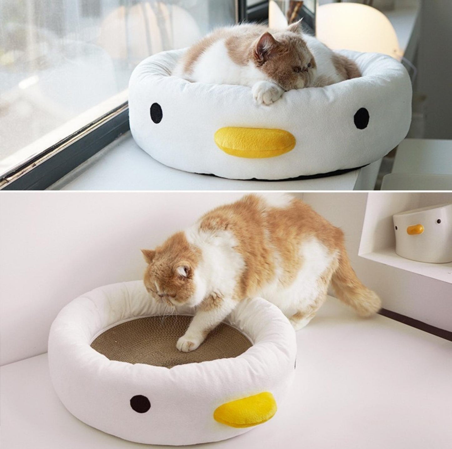 PURROOM Little Chicken Style Cat Bed (Suit small Purroom cat scratcher board) - {{product.type}} - PawPawUp
