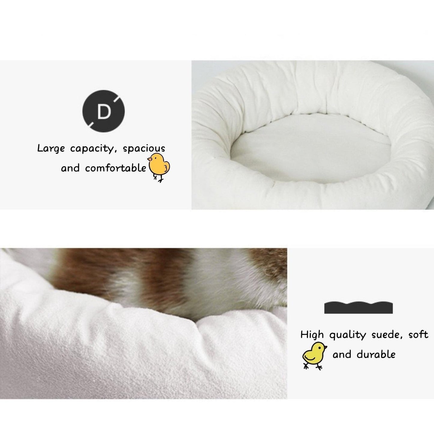 PURROOM Little Chicken Style Cat Bed (Suit small Purroom cat scratcher board) - {{product.type}} - PawPawUp