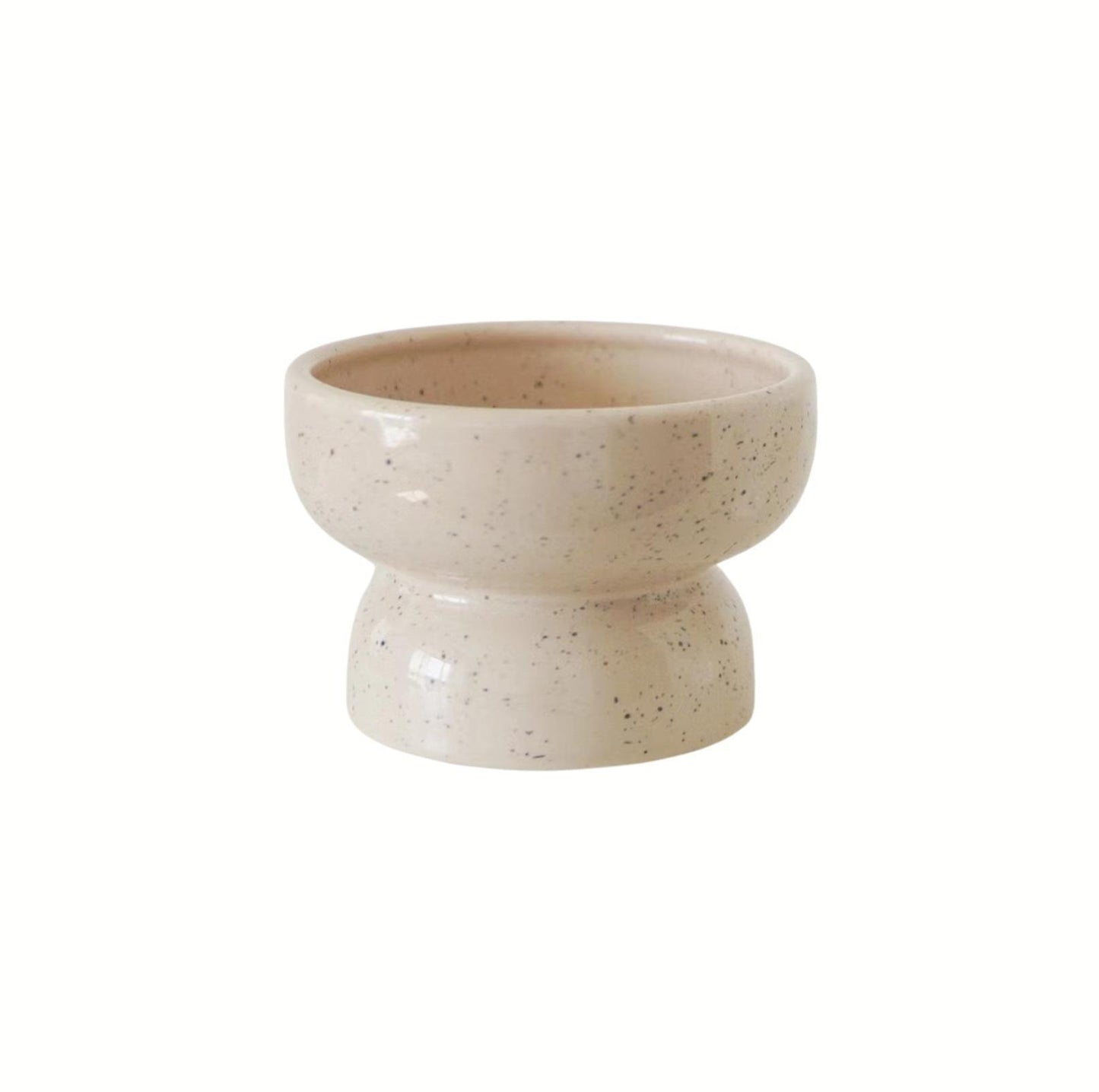 PURROOM Speckle Elevated Ceramic Cat Bowls Small Dog Bowls - {{product.type}} - PawPawUp
