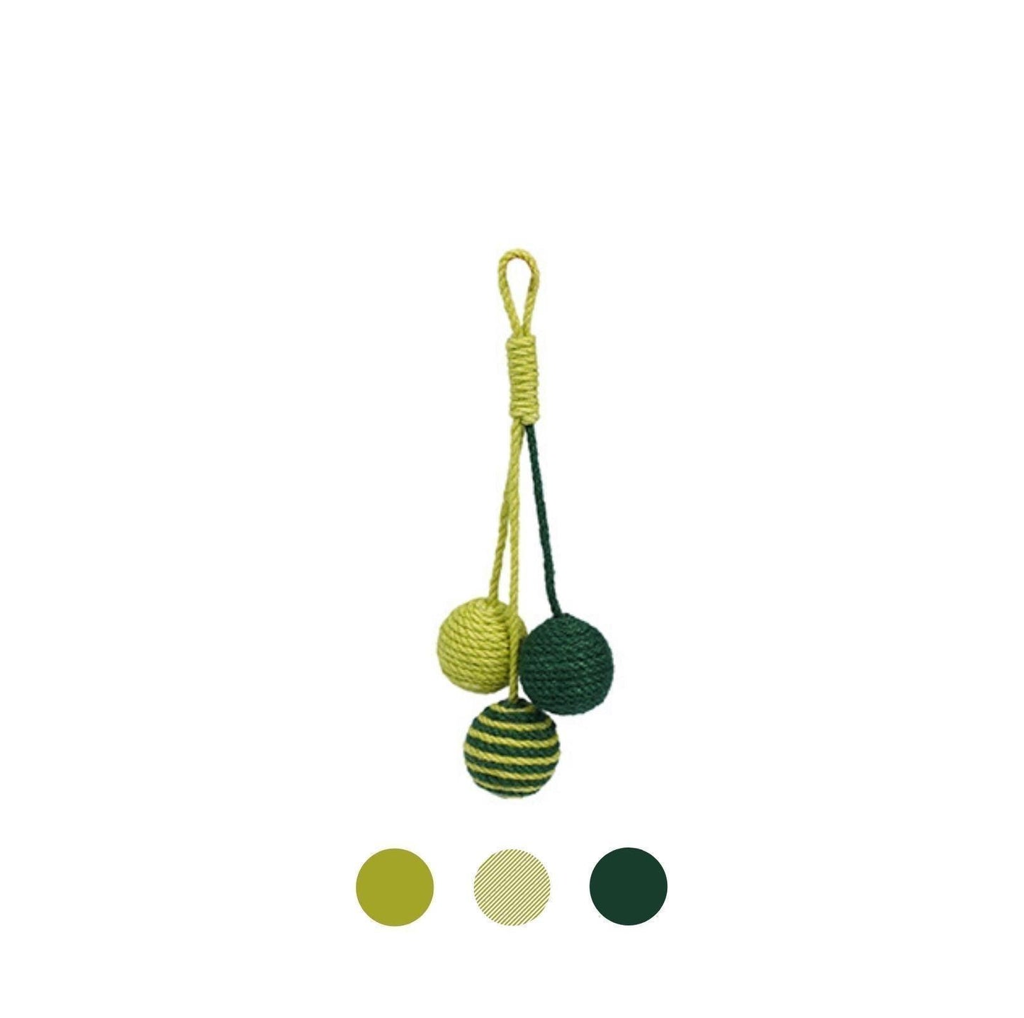 ZeZe Sisal Rope Balls Cat Toys Set - {{product.type}} - PawPawUp