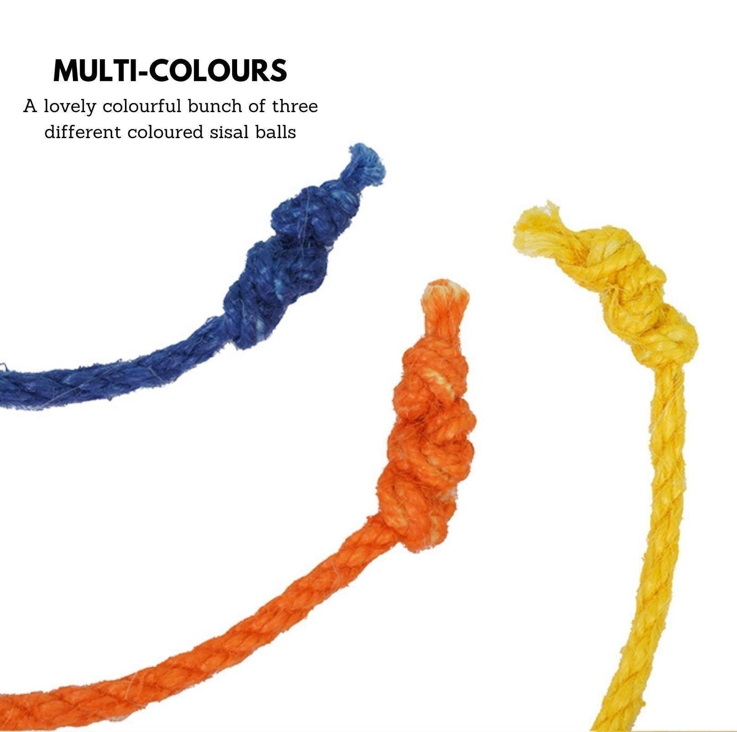 ZeZe Sisal Rope Balls Cat Toys Set - {{product.type}} - PawPawUp
