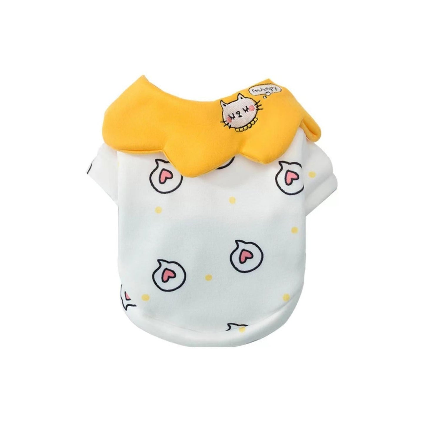 Spring Heart Dot Cartoon Dog And Cat Sweatshirt Pet Apparels - {{product.type}} - PawPawUp