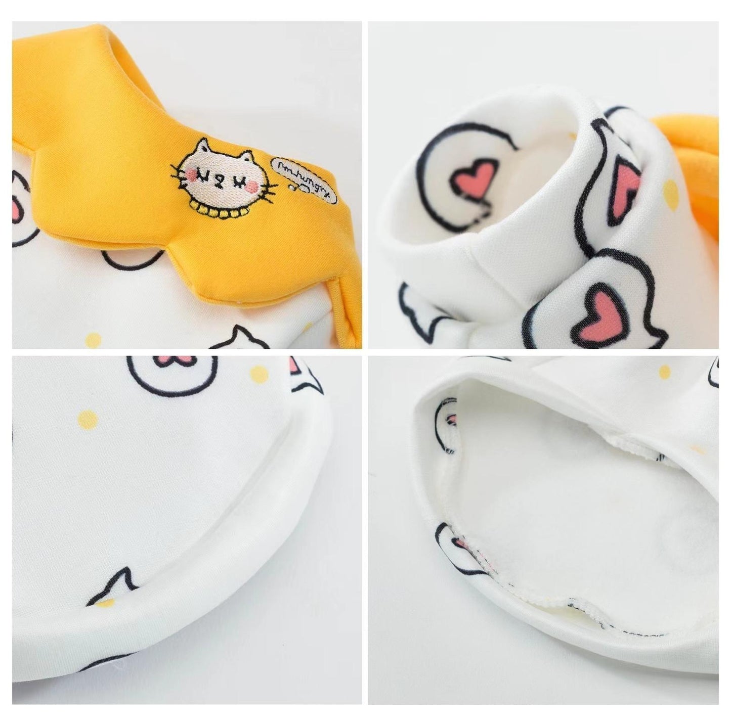 Spring Heart Dot Cartoon Dog And Cat Sweatshirt Pet Apparels - {{product.type}} - PawPawUp