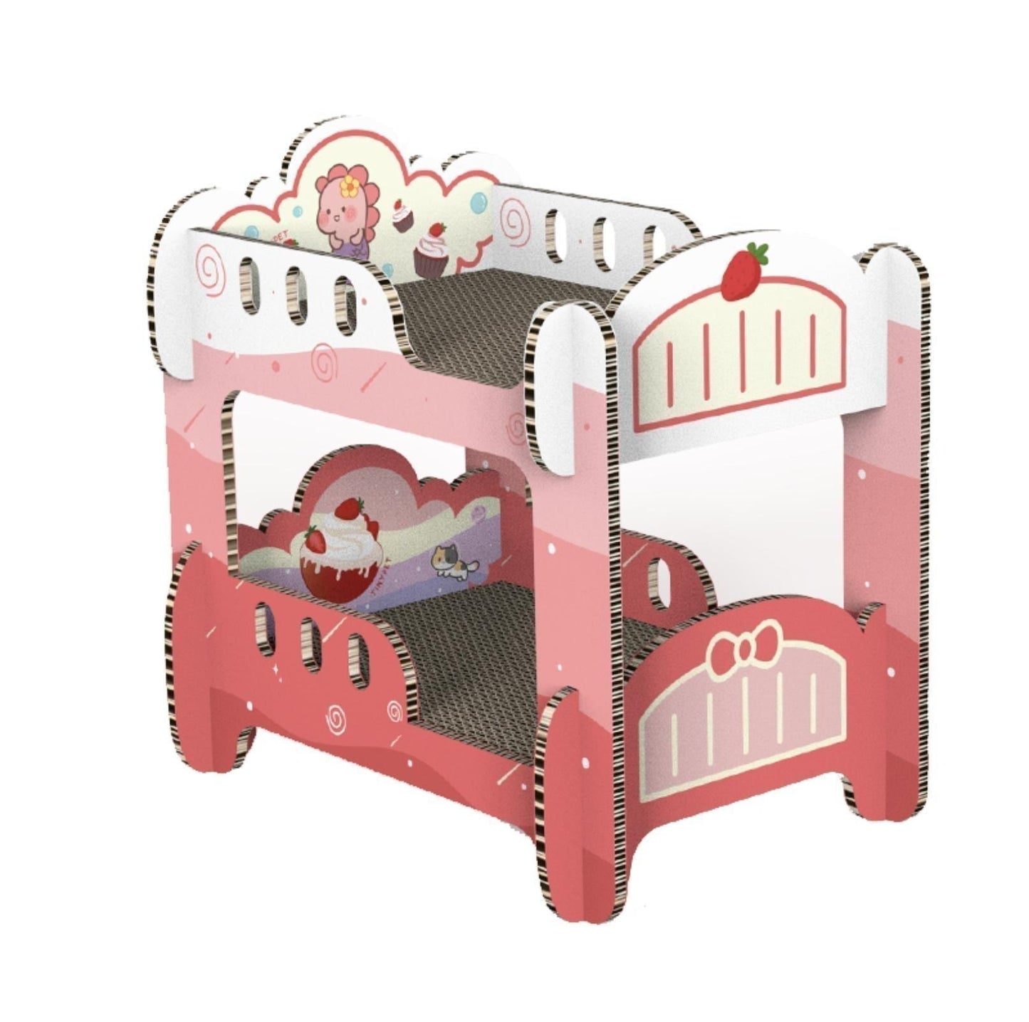 Tinypet "Bunk Bed" Scratching Board Cat Scratcher - {{product.type}} - PawPawUp