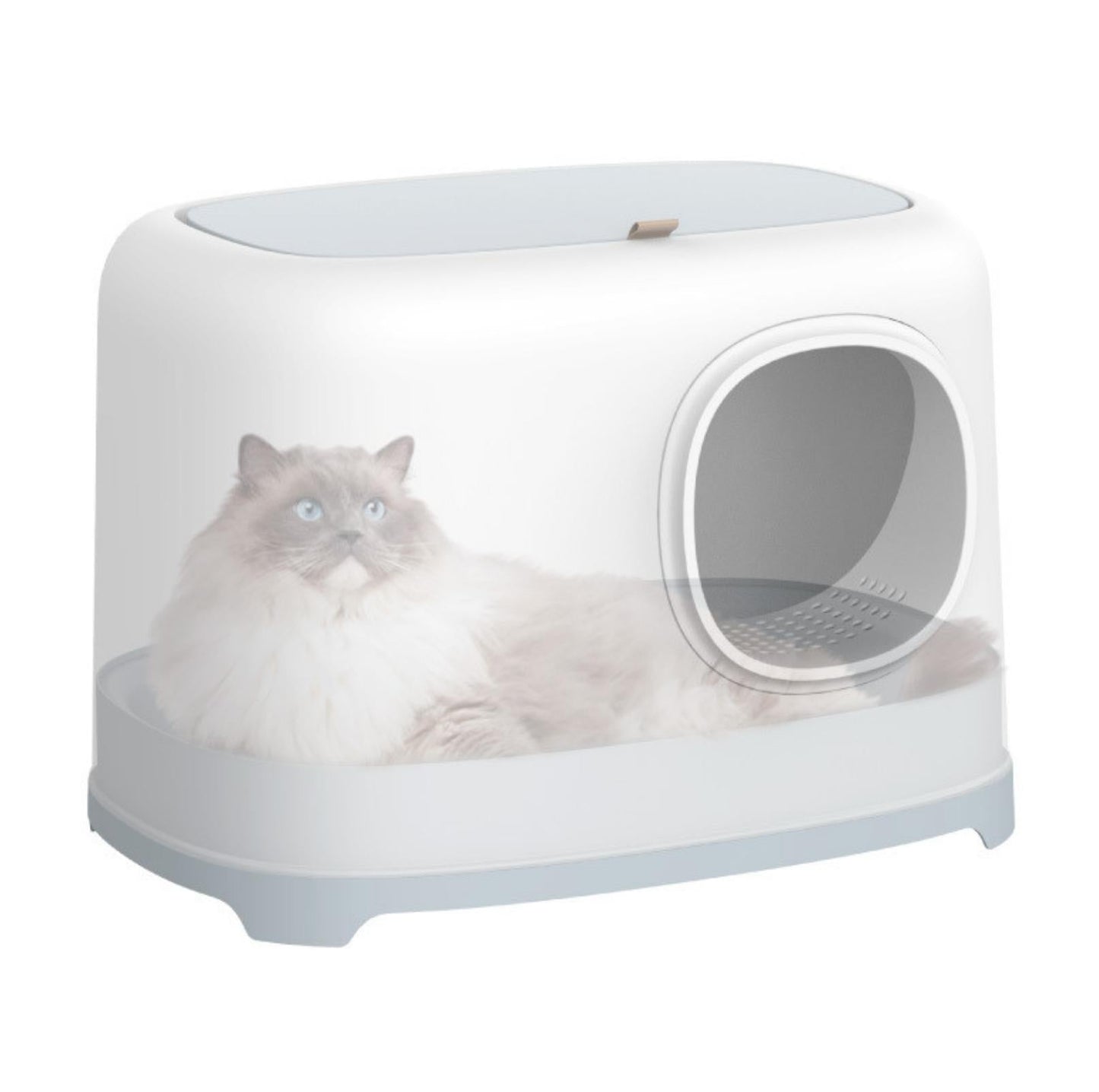 Toast Style Enclosed Cat Litter Box - {{product.type}} - PawPawUp