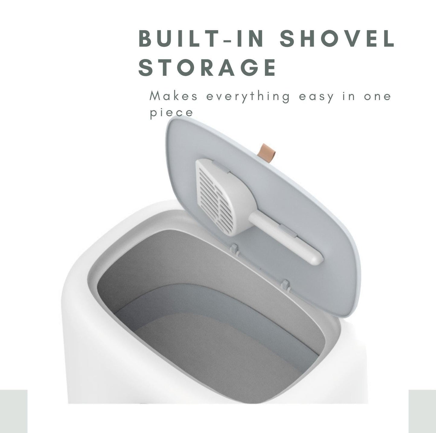 Toast Style Enclosed Cat Litter Box - {{product.type}} - PawPawUp