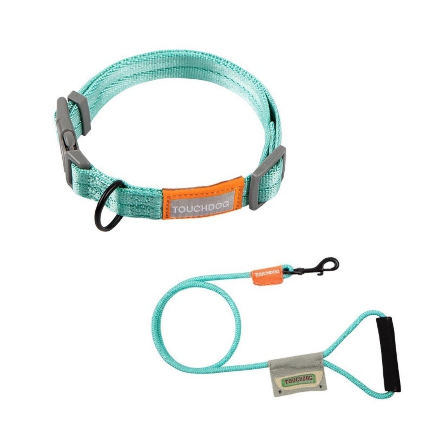 Touchdog Macaroon Colour Scheme Pet Leash Set (Leash + Collar) - {{product.type}} - PawPawUp