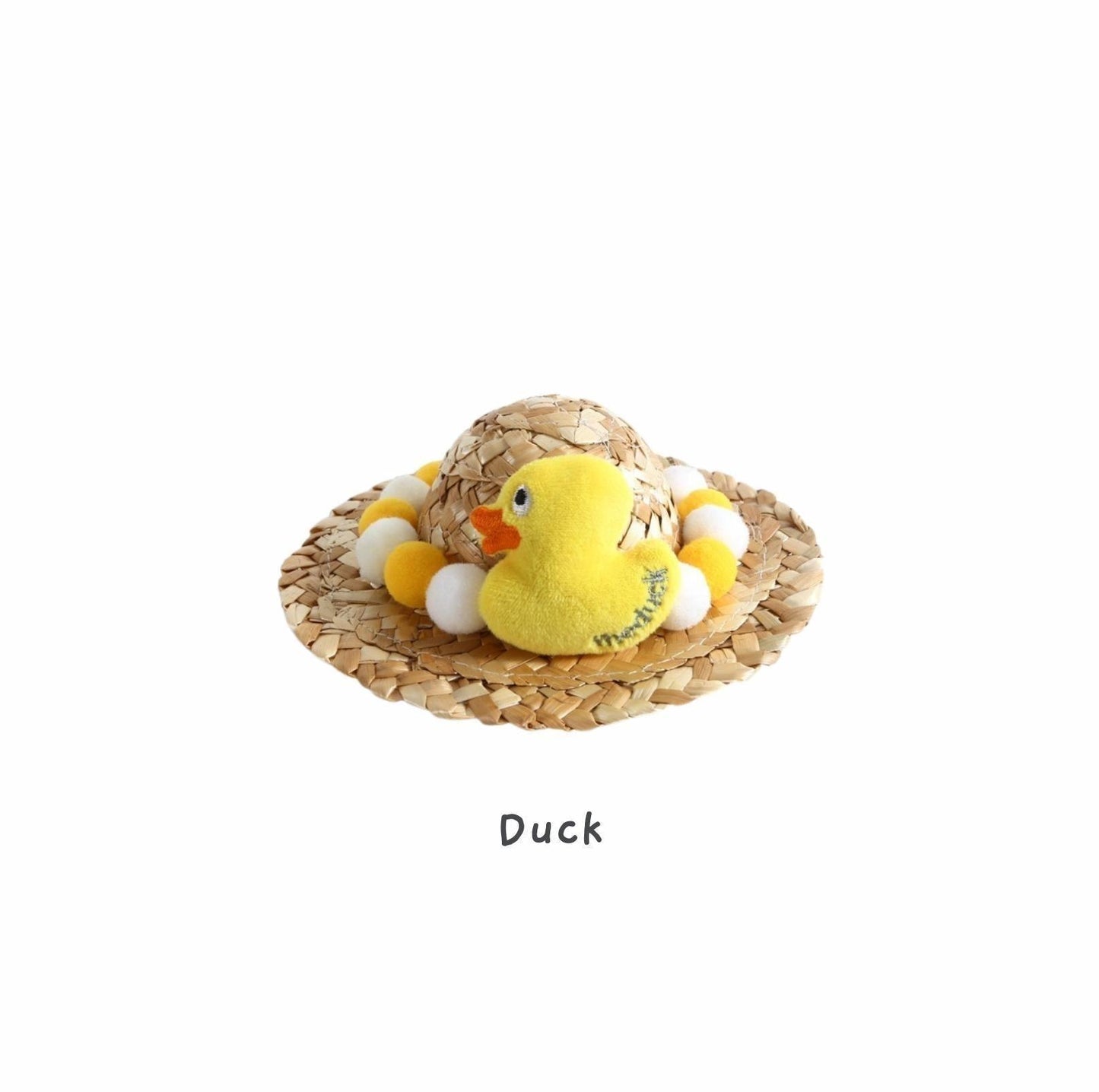 Unique Style Pet Straw Hat - {{product.type}} - PawPawUp