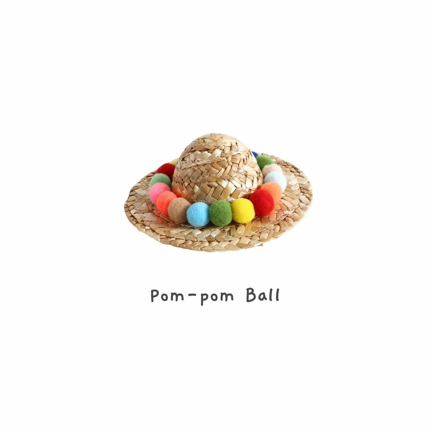 Unique Style Pet Straw Hat - {{product.type}} - PawPawUp