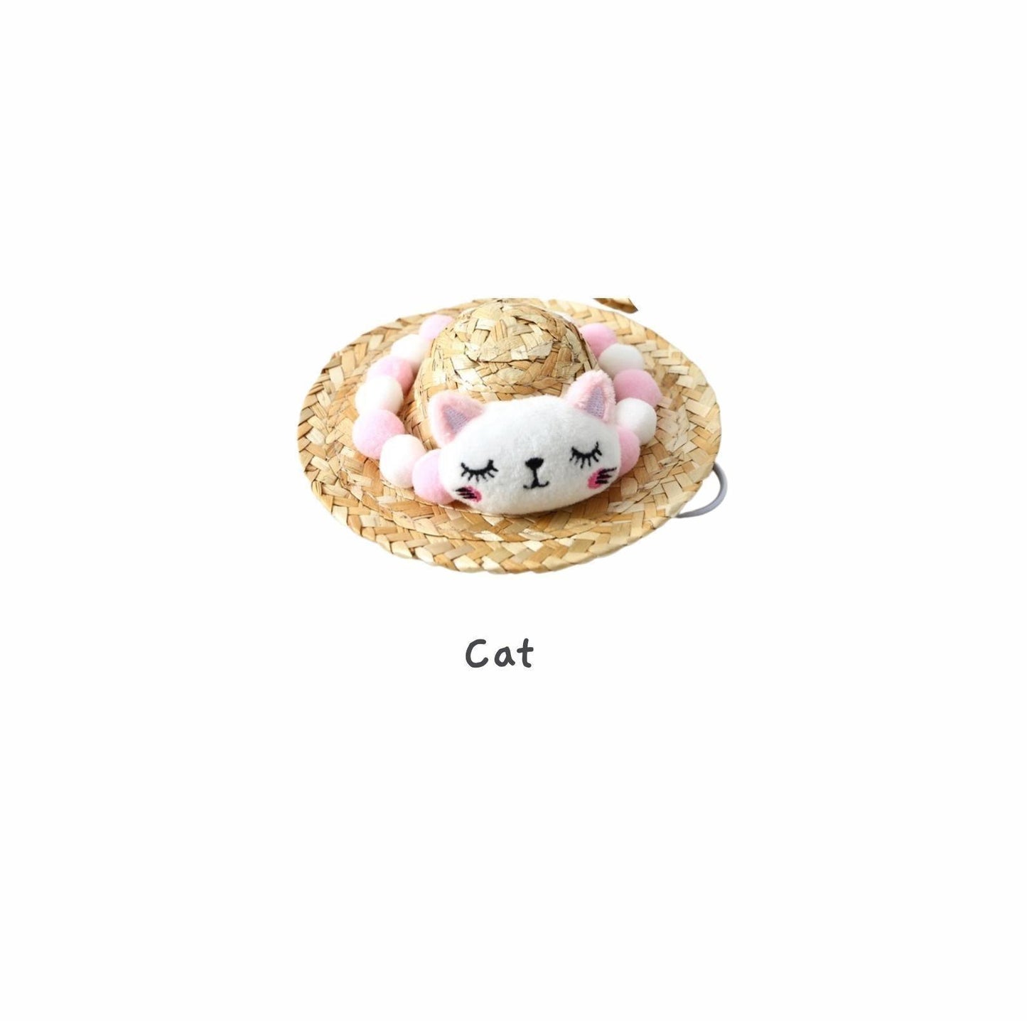 Unique Style Pet Straw Hat - {{product.type}} - PawPawUp