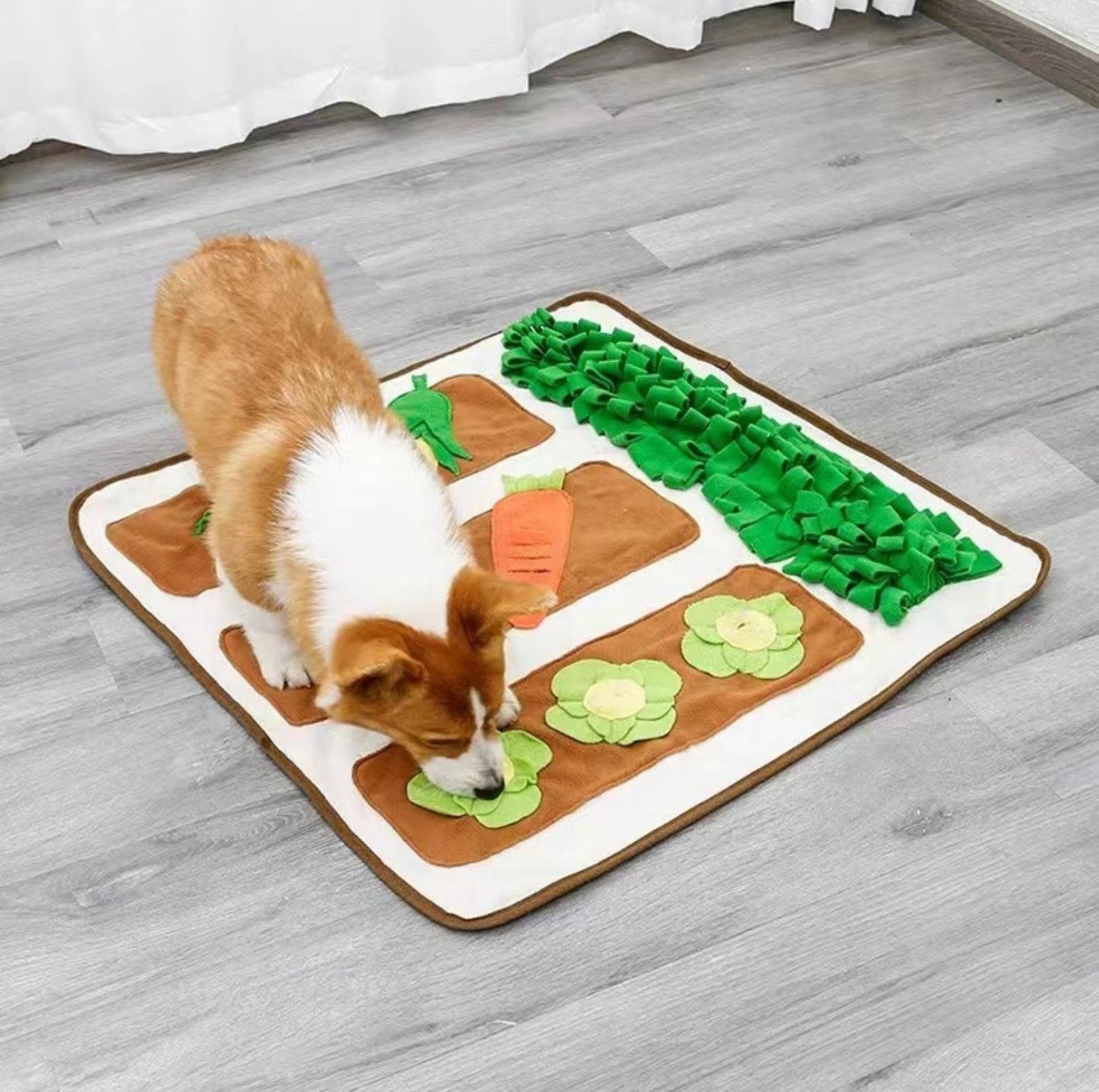 Veggie Garden Large Dog Snuffle Mat Puzzle Training Toy - {{product.type}} - PawPawUp
