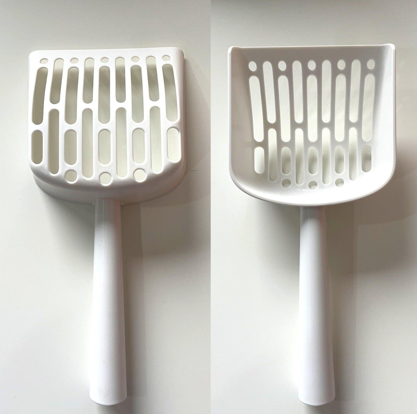 White Cat Litter Scoop - {{product.type}} - PawPawUp