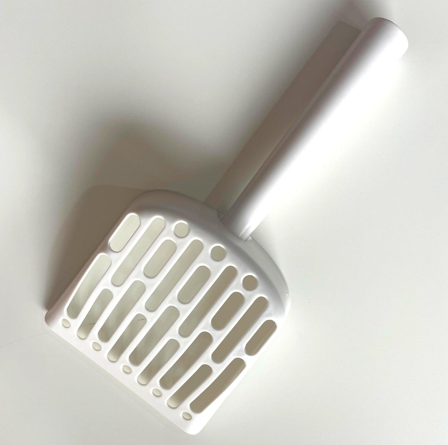 White Cat Litter Scoop - {{product.type}} - PawPawUp