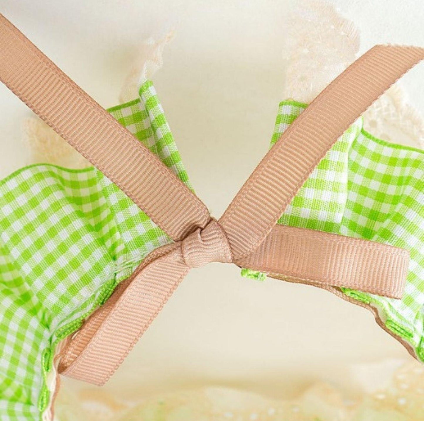 Woven Plaid Bow-Tie Pet Bib - {{product.type}} - PawPawUp