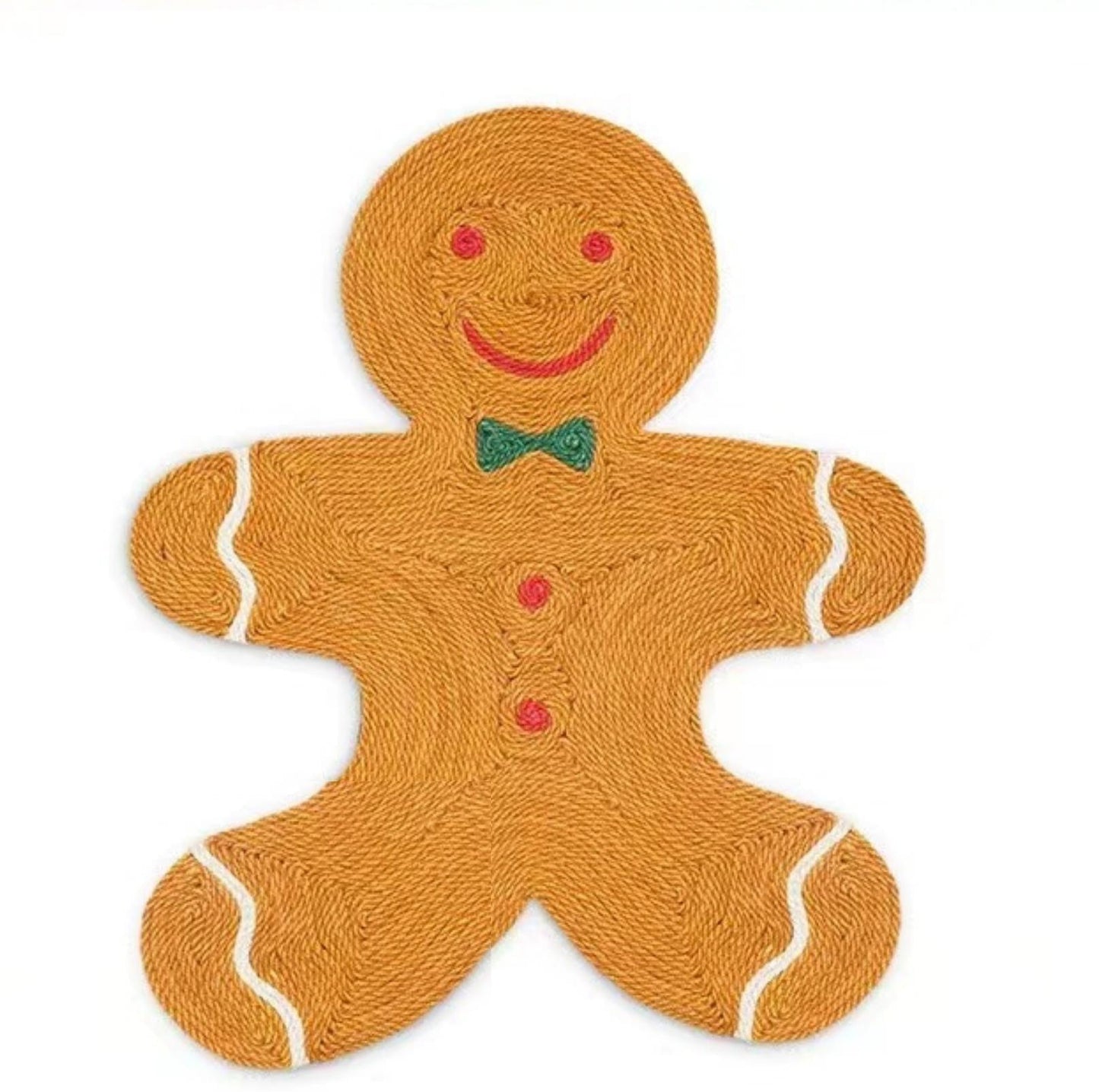 ZeZe Christmas Gingerbread Man Scratching Mat Cat Scratcher - {{product.type}} - PawPawUp