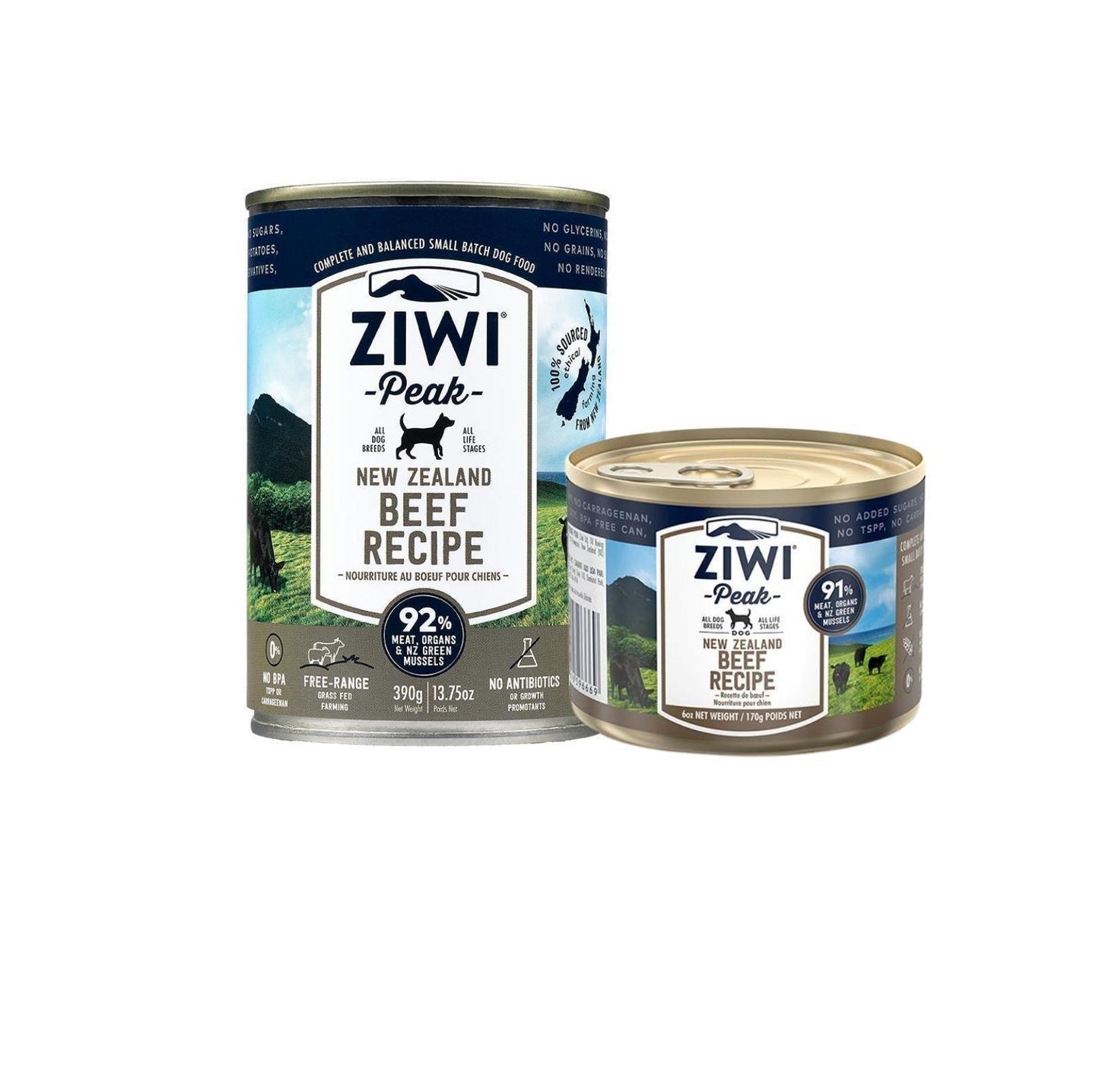 ZIWI Peak Dog Beef Food Can - {{product.type}} - PawPawUp