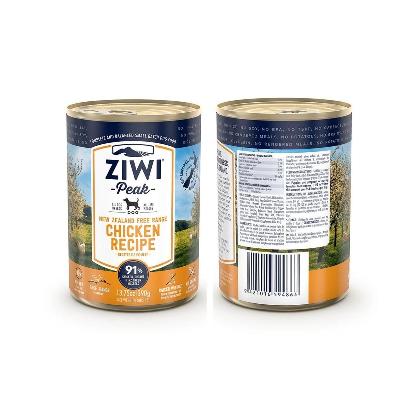 ZIWI Peak Dog Chicken Food Can - {{product.type}} - PawPawUp