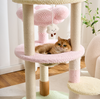 Blush Bloom Multi-Platform Cat Tree