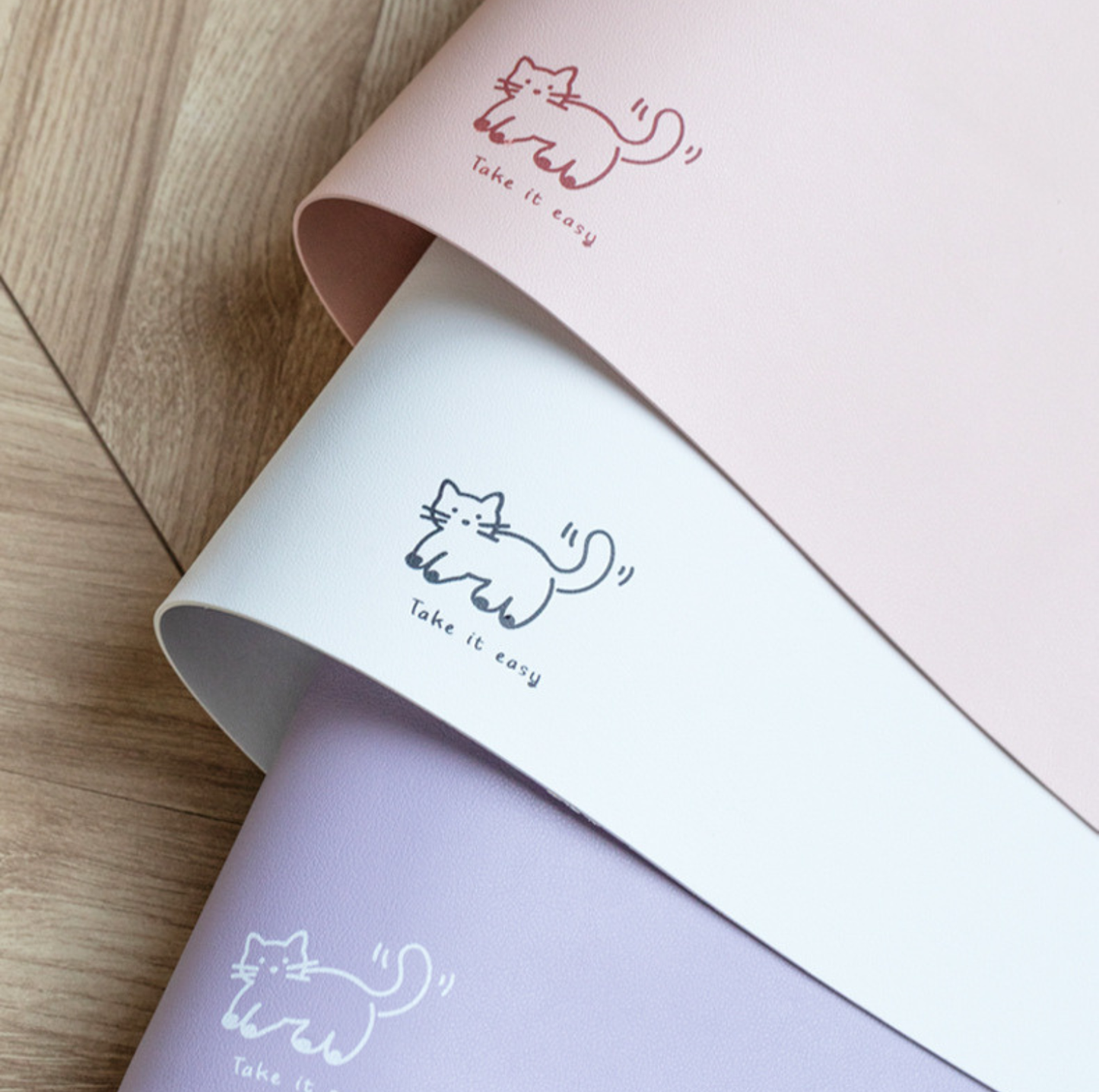 Waterproof Oval PU Leather Pet Food Mat