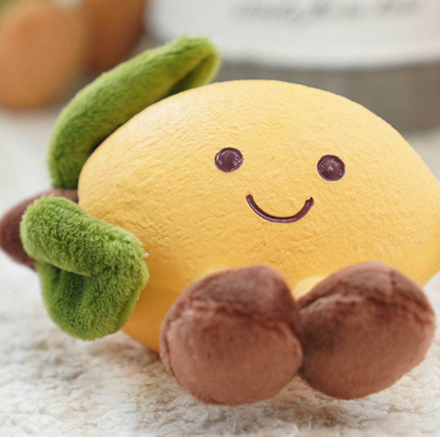 Colourful Fruit Latex Plush Dog Toy