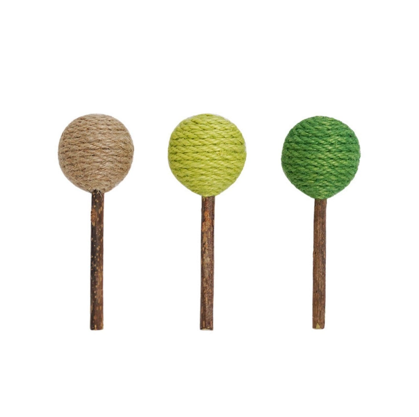 ZeZe Lollipop-Shaped Polygonum Cat Toy Set (3 Pieces)