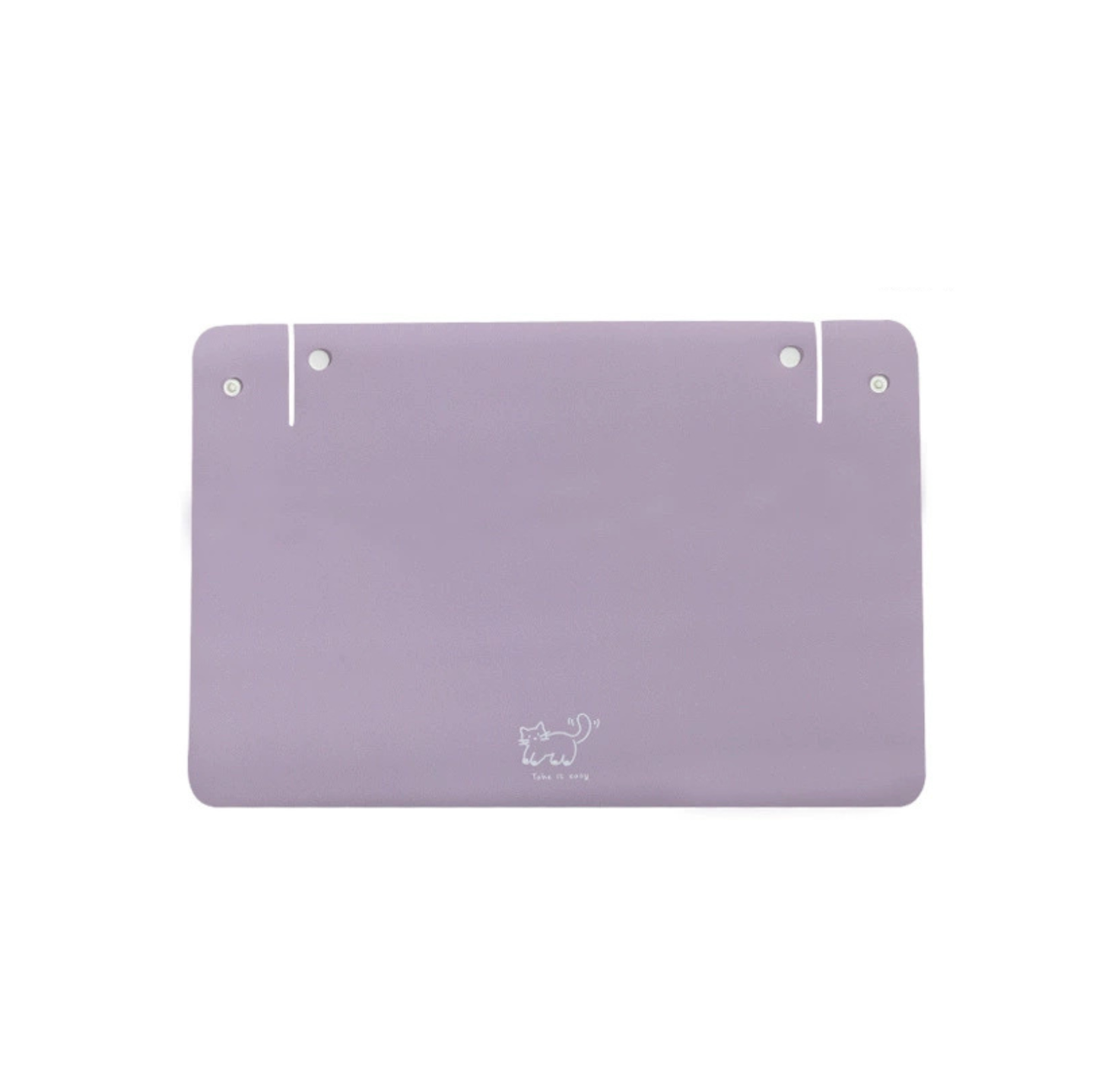 Foldable Semi-Enclosed PU Leather Pet Food Mat