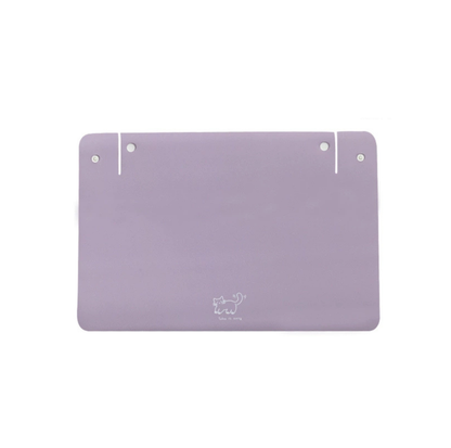 Foldable Semi-Enclosed PU Leather Pet Food Mat