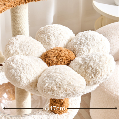 Natural Bloom Multi-Platform Cat Tree