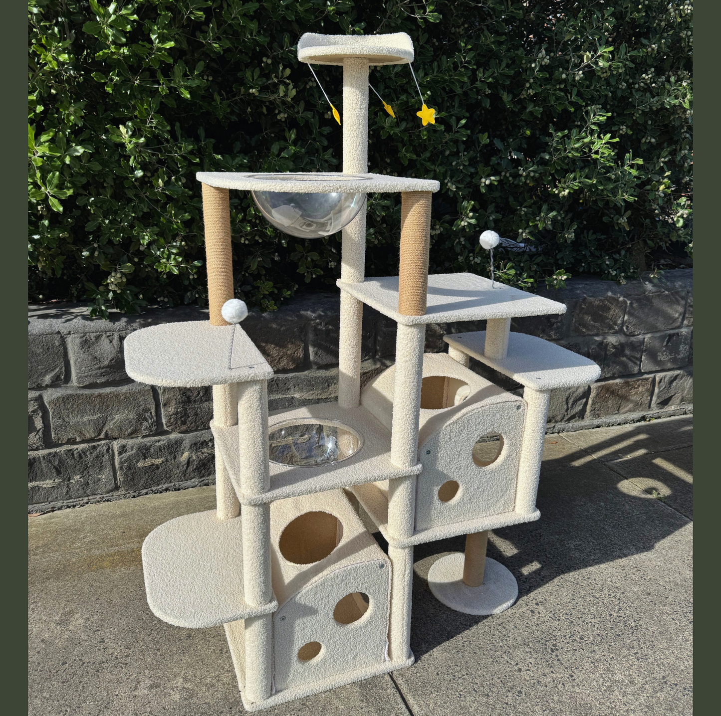 Ella's Castle: Super Large Cat Tree -9 Tiers, Height 173cm