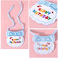 Pet Birthday Ensemble - Embroidered Accessory with Bowtie