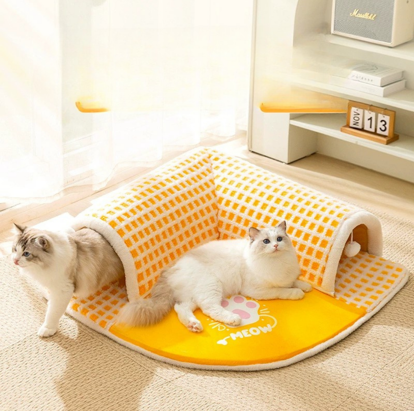 Cat Tunnel Bed – Play & Sleep in One
