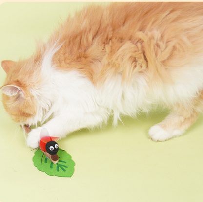 Cartoon Insect Silvervine Cat Chew Toy