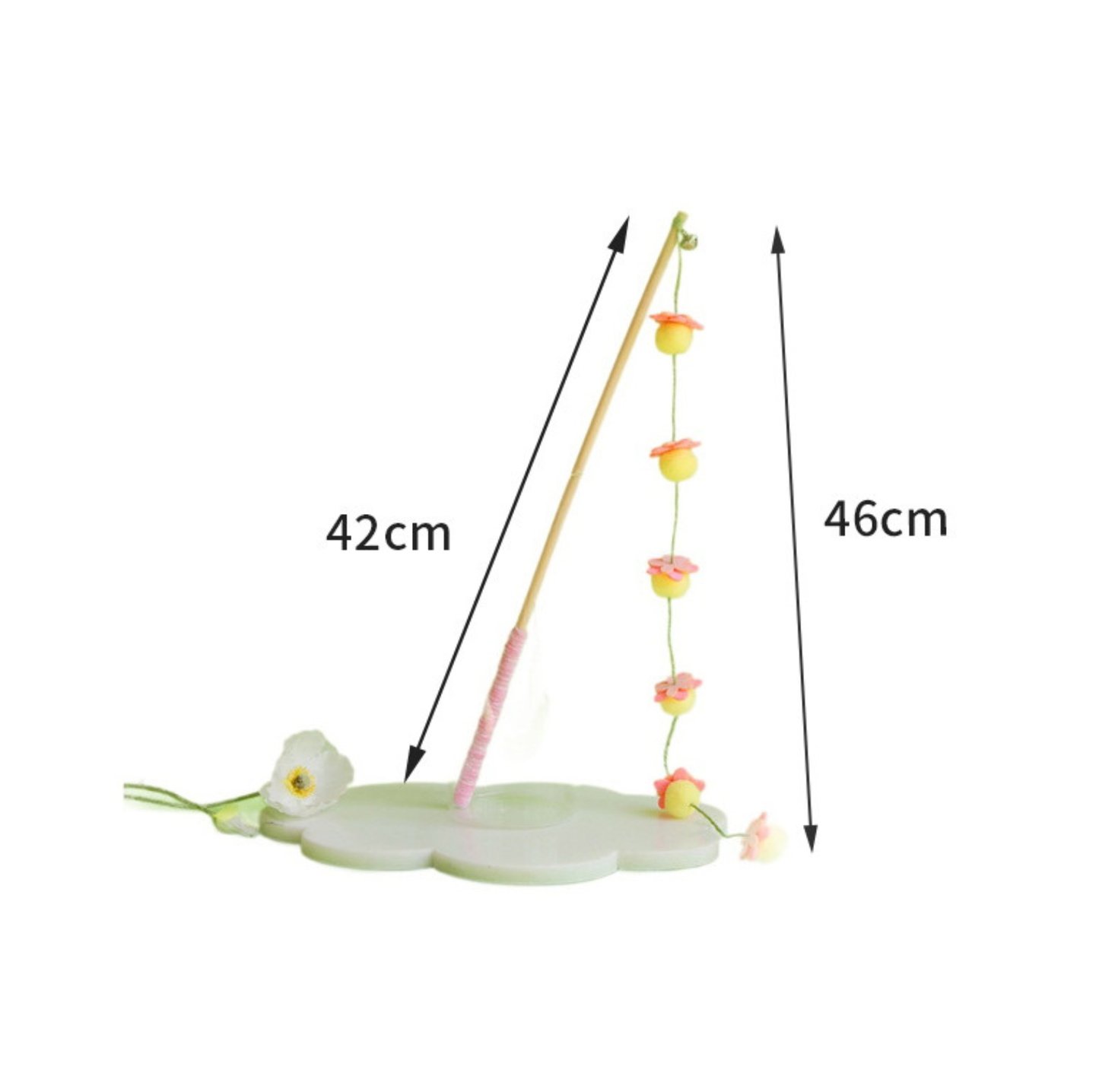 Fruit Garland Interactive Cat Teaser Wand