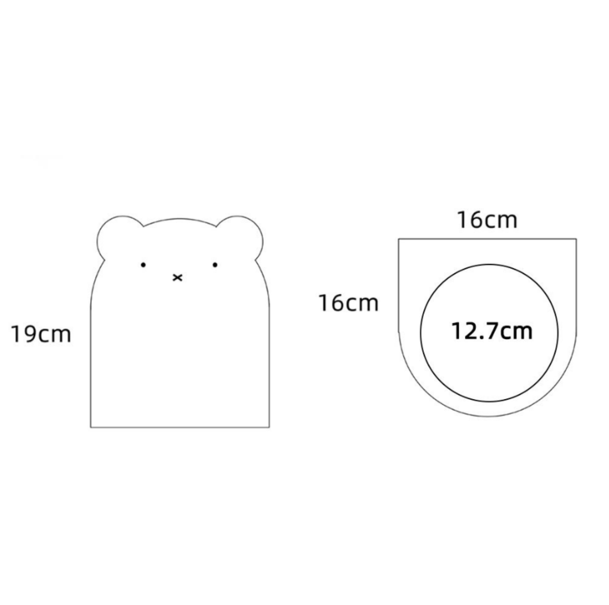 Magnetic Adjustable Elevated Ceramic Pet Bowl with Bear-Shaped Stand